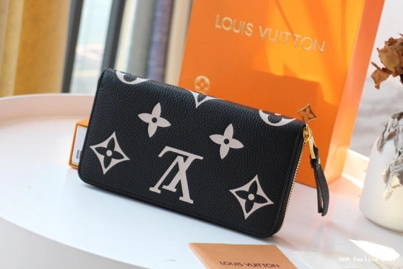 Aaa replica bags LOUIS WALLET VUITTON ZIPPY 0711